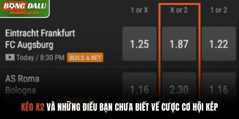 kèo X2